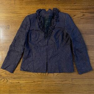 Classiques Entier Atelier Purple Linen Jacket